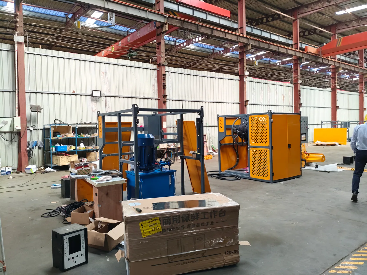 Desilting robot system under assembly